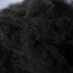 Fibra discontinua negra de niló antiestàtica